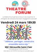 théätre forum 24 mars affiche